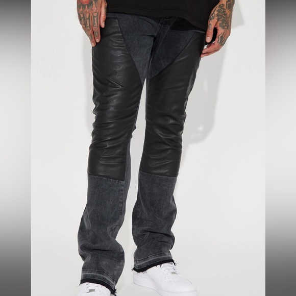 NWT!!! Mens stylish stacked skinny jeans; Sz 42W - Picture 3 of 8